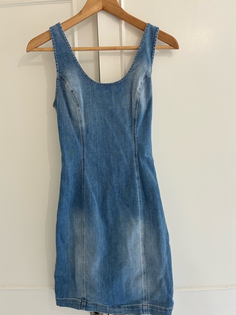 Guess Denim Mini Tank Dress